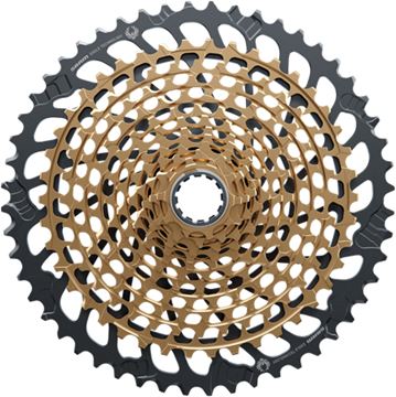 Picture of SRAM XG-1299 Eagle Cassette 12-speed - 10-52 teeth - bk/gold